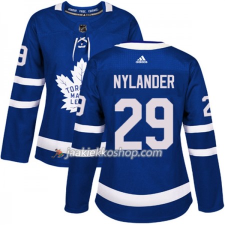 Nainen NHL Toronto Maple Leafs Pelipaita William Nylander 29 Adidas 2017-2018 Sininen Authentic